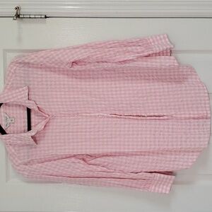 Miss Selfridge Pink Gingham Shirt